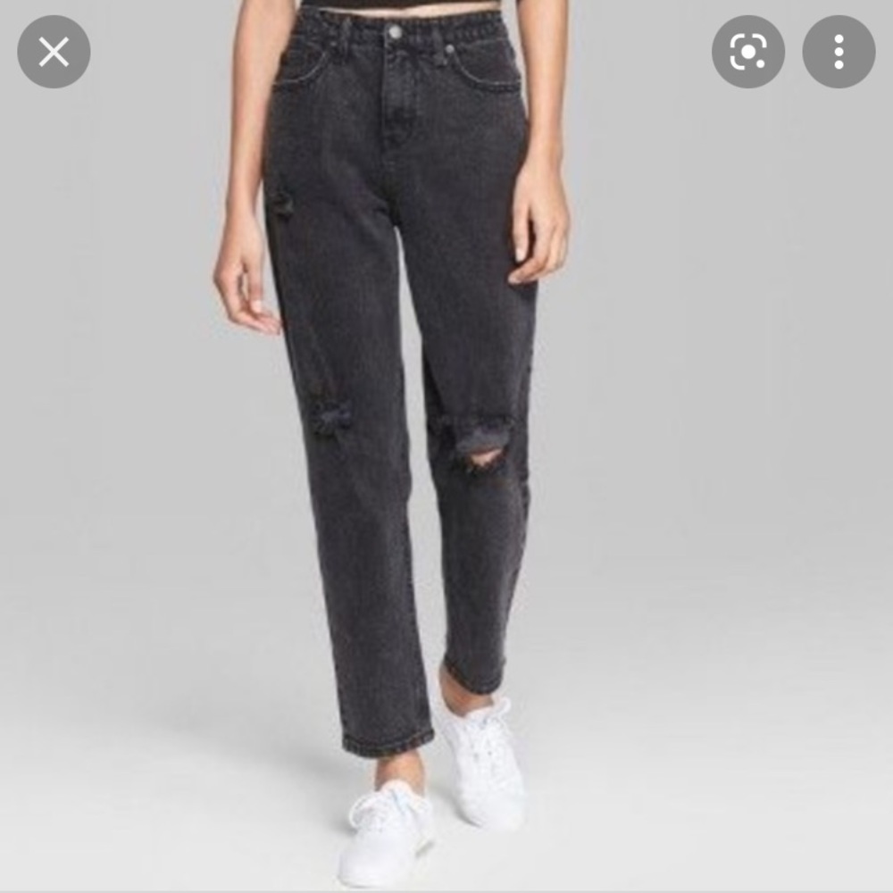 Size 12 Wild Fable Ripped Jeans Straight Leg New